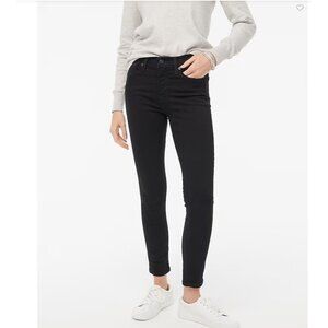 J Crew Womens Size 25 8" Mid Rise Skinny Jean in Signature Stretch in Black $118